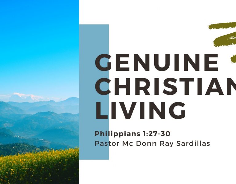 Genuine Christian Living