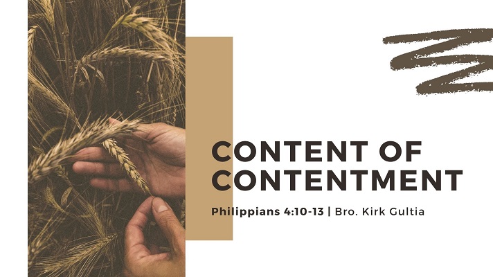 Content Of Contentment