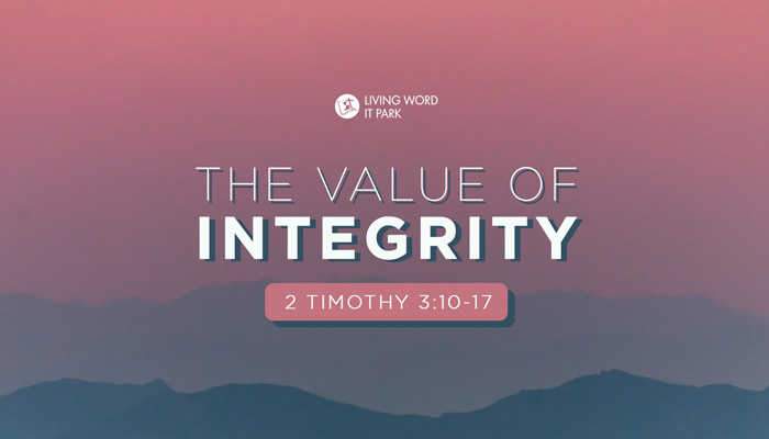 The Value of Integrity
