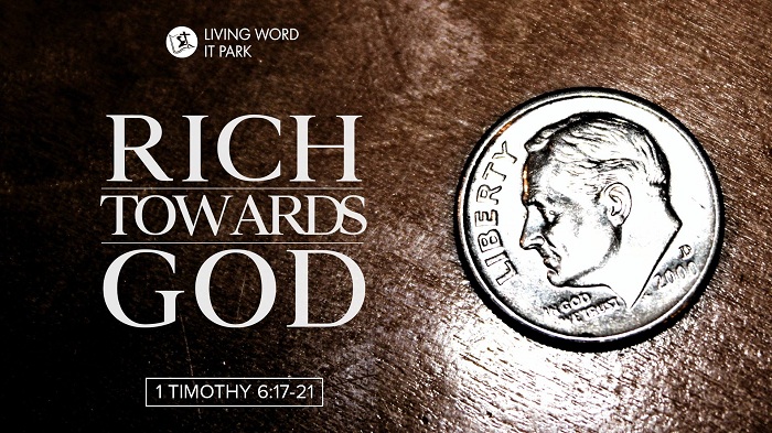 Rich Towards God