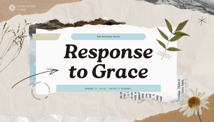 Response to Grace