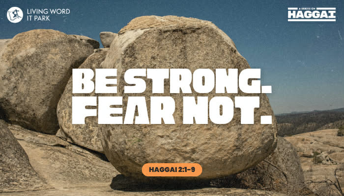 be strong fear not
