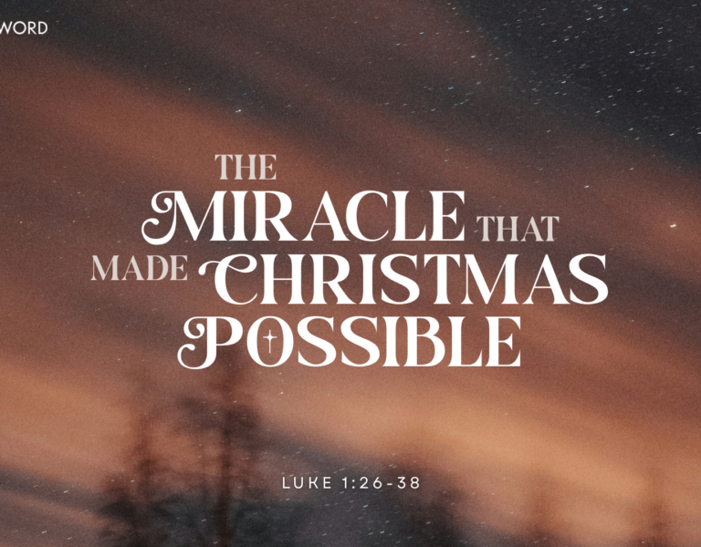 The Miracle that Made Christmas Possible