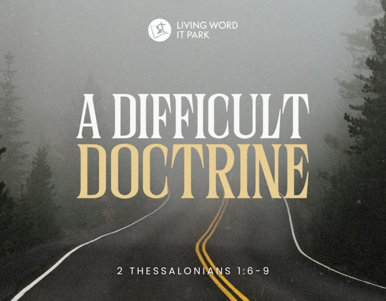 A Difficult Doctrine